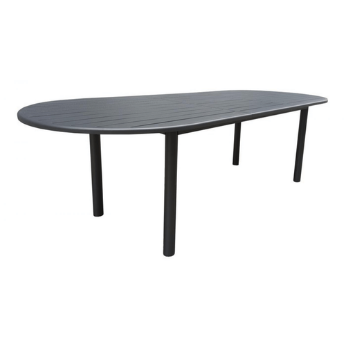 Visuel 1 du produit Table de jardin extensible ovale en aluminium PROLOISIRS Genes - 200/260x140cm