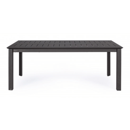 Visuel 1 du produit Table de jardin extensible anthracite BIZZOTTO Konnor - 200/300x110x76cm