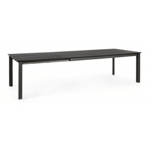 Visuel 2 du produit Table de jardin extensible anthracite BIZZOTTO Konnor - 200/300x110x76cm