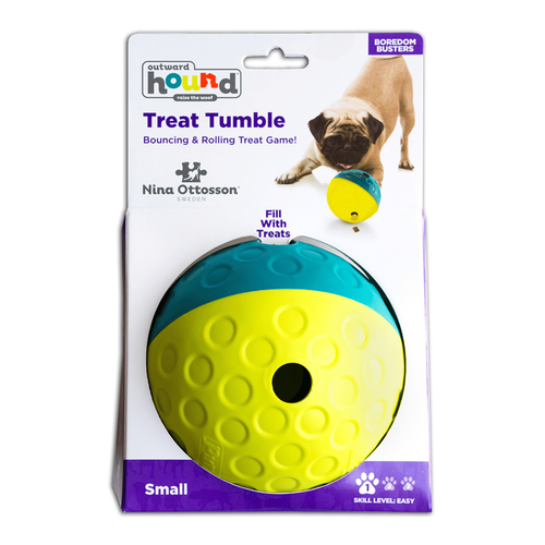 Visuel 2 du produit Balle distributeur de friandises pour chien coloris multicolore Nina Ottosson - Taille S/M