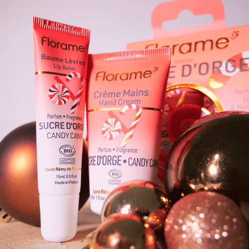 Visuel 2 du produit Coffret duo parfumé sucre d'orge coloris rouge Cosmos Organic