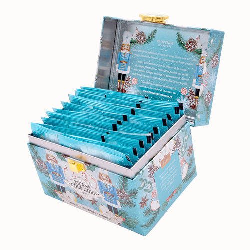 Visuel 2 du produit Tisane du pôle nord bio Provence d'Antan - 36 g dans une boîte en métal