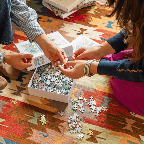 Visuel 5 du produit Puzzle 1000 pièces Floris La Petite Épicerie - 20 x 6,5 x 25 cm