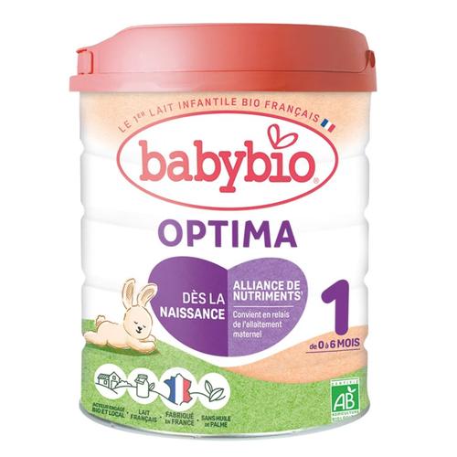 Visuel 1 du produit Lait infantile Babybio Optima 1 de 0 à 6 mois - 800 g