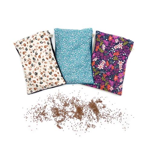 Visuel 1 du produit Bouillotte avec graines de lin en coton Bio Alterosac - 20 x 30 cm