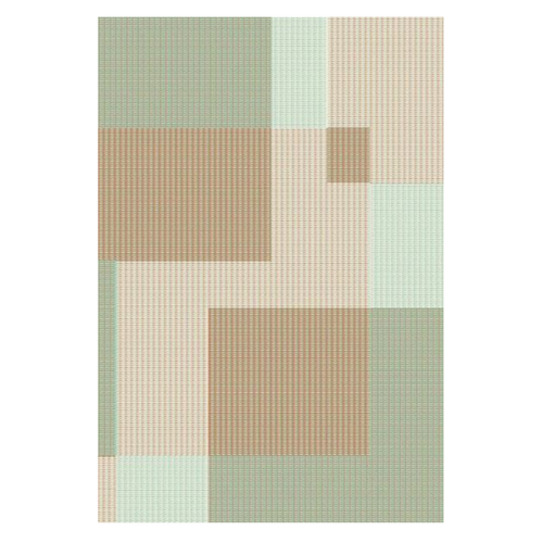 Visuel 1 du produit Tapis d'extérieur en polypropylène recyclé multicolore Doux