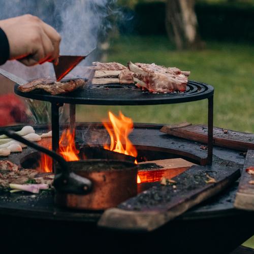 Visuel 2 du produit La Grille de cuisson en acier OYAT - Ø 44 cm