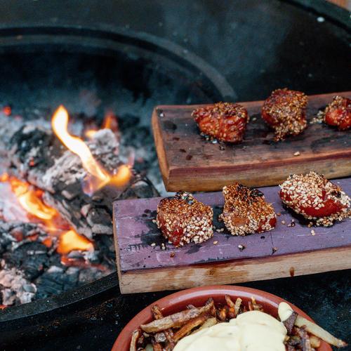 Visuel 2 du produit Le Rebord OYAT argent en acier - Ø 47 cm