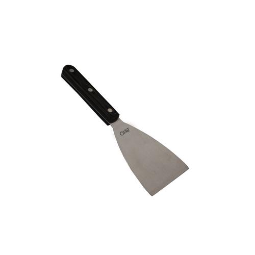 Visuel 1 du produit Spatule plate en acier et bois pour brasero Oyat - 25,5 x 7,2 cm