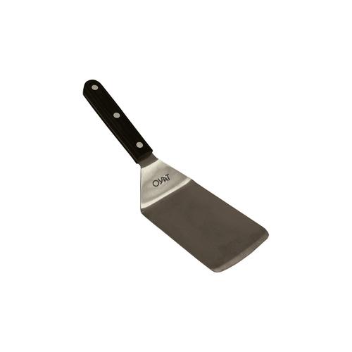 Visuel 1 du produit Spatule coudée en acier et bois pour brasero Oyat - 25,5 x 7,2 cm