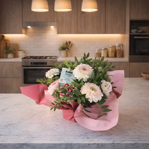 Visuel 3 du produit Bouquet bulle botanic® Saint Valentin 100% Fleurs de France – 13 tiges