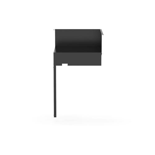 Visuel 3 du produit Support angle coloris noir en acier - 61,5 x 61,5 x 109 cm