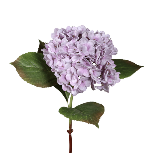 Visuel 1 du produit Tige d’Hortensia artificiel violet - 52 cm