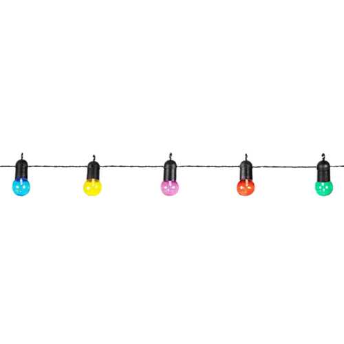 Visuel 1 du produit Guirlande guinguette solaire Blachère coloris multicolore 25 LED - 7,2 m