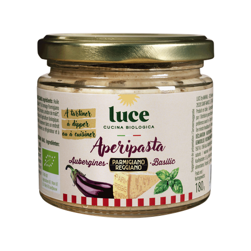 Visuel 1 du produit Sauce bio Apéripasta aubergine basilic parmesan Luce - 180 g