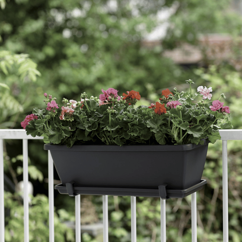 Visuel 3 du produit Jardinière 70cm Barcelona Elho anthracite