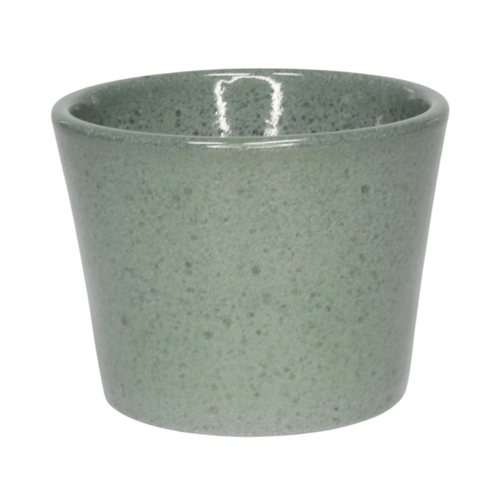 Visuel 1 du produit Cache-pot en céramique coloris vert glacé Fresh – Ø 23,5 x H 20,5 cm