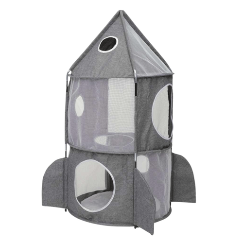 Visuel 1 du produit Jouet pour chat tour à chat Fusée Vesper Rocket Ship Catit coloris bleu