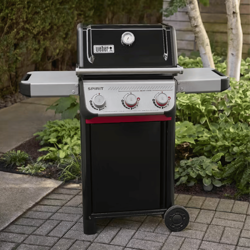 Visuel 3 du produit Barbecue gaz Spirit E-325 coloris noir en acier émaillé Weber - 118 x 68 x 12 cm