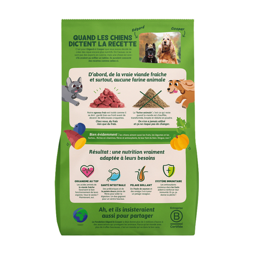 Visuel 2 du produit Croquettes pour chien adulte à l'agneau sans céréales Edgard & Cooper - 7 kg
