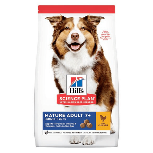 Visuel 1 du produit Croquette pour chien mature au poulet Hill's -12 kg