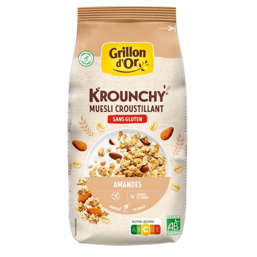 Visuel 1 du produit Krounchy aux amandes et avoine sans gluten bio 500 g