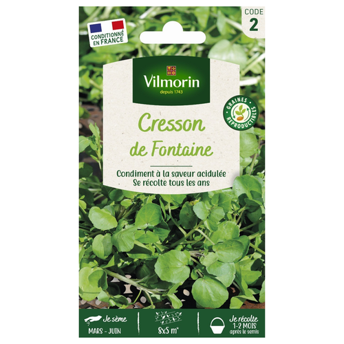 Visuel 1 du produit Graines de cresson coloris vert Vilmorin jardin - graines à semer