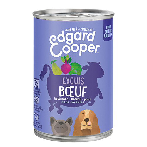 Visuel 1 du produit Pâtée pour chien Edgar & Cooper bœuf - 400 g