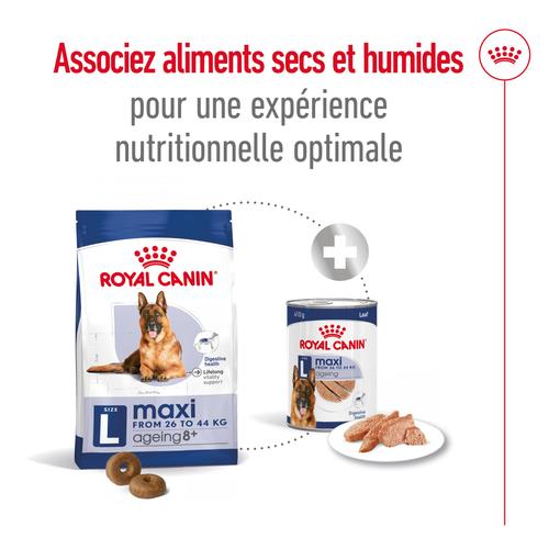 Visuel 7 du produit Croquettes pour chien senior de grande taille Royal Canin Maxi Ageing 8+ - 15 kg