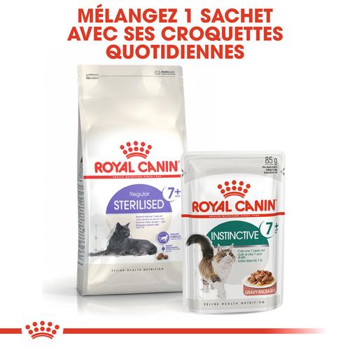 Visuel 4 du produit Croquettes pour chat stérilisé Royal Canin Sterilised 7+ - 3,5 kg