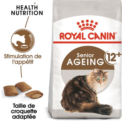 Visuel 2 du produit Croquettes pour chat senior Royal Canin Ageing +12 - 4 kg