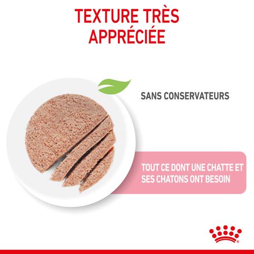 Visuel 5 du produit Pâtée pour chatte en gestation ou allaitante et chaton Mousse Royal Canin Babycat Instinctive - 195 g