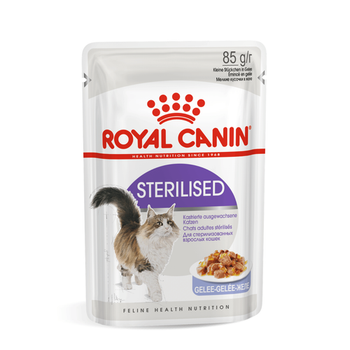 Visuel 2 du produit Pâtées pour chat stérilisé en gelée Royal Canin Sterilised - 12 x 85 g