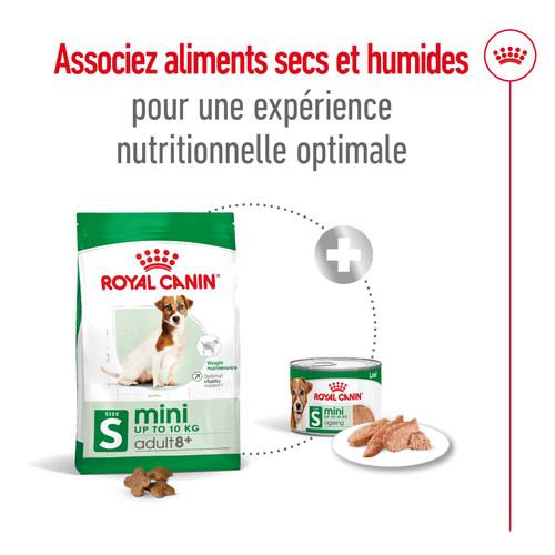 Visuel 7 du produit Croquettes pour chien mature de petite taille Royal Canin Mini Adult 8+ - 4 kg