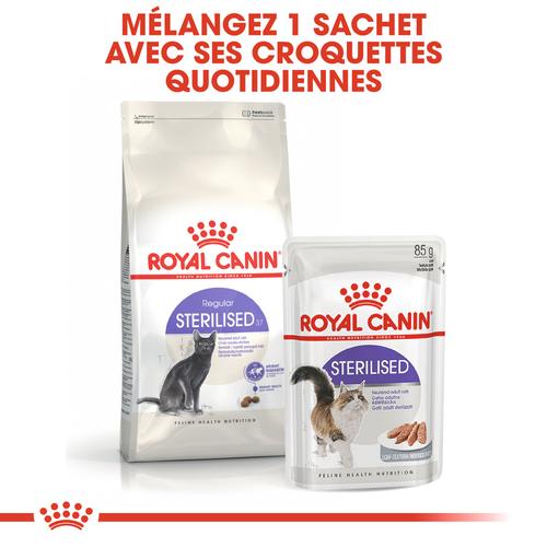 Visuel 4 du produit Croquettes pour chat adulte stérilisé Royal Canin Sterilised 37 - 10 kg