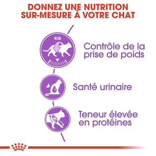 Visuel 5 du produit Croquettes pour chat adulte stérilisé Royal Canin Sterilised 37 - 10 kg