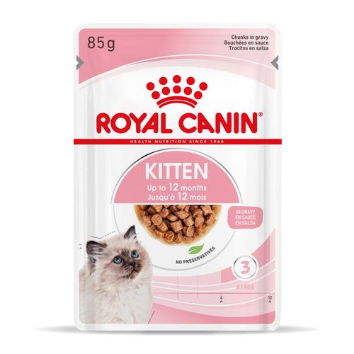 Visuel 3 du produit Pâtées pour chaton émincés en sauce Royal Canin Kitten - 12 x 85 g