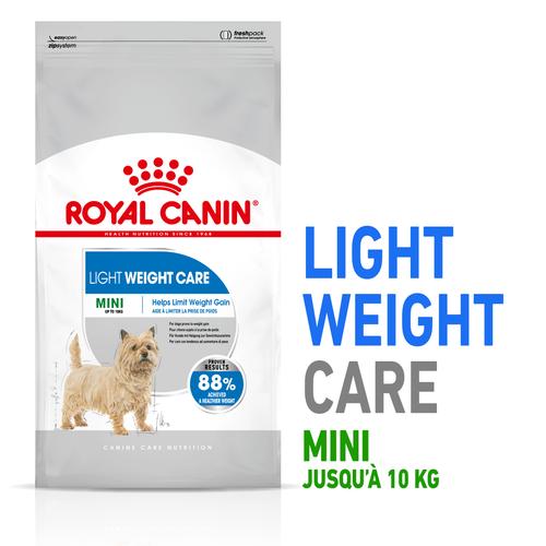 Visuel 2 du produit Croquettes pour chien adulte de petite taille Royal Canin Mini Light Weight Care - 3 kg