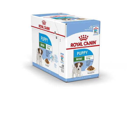 Visuel 1 du produit Pâtées pour chiot de petite taille Royal Canin Puppy Mini - 12 x 85 g
