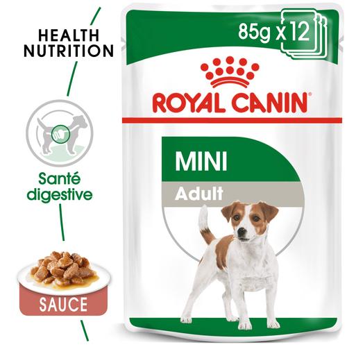 Visuel 3 du produit Pâtées pour chien adulte de petite taille Royal Canin Mini Adult - 12 x 85 g