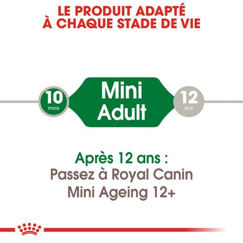 Visuel 6 du produit Pâtées pour chien adulte de petite taille Royal Canin Mini Adult - 12 x 85 g