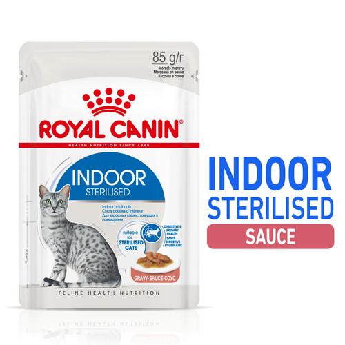 Visuel 3 du produit Pâtée pour chat d’intérieur stérilisé en sauce Royal Canin - 12 x 85 g