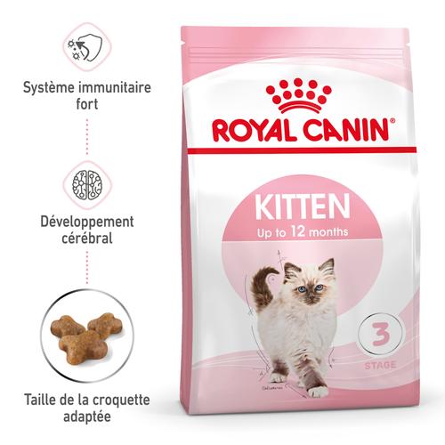 Visuel 2 du produit Croquettes pour chaton Royal Canin Kitten Croissance - 2 kg