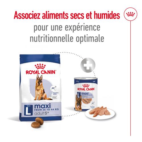 Visuel 6 du produit Croquettes pour chien adulte de grande taille Royal Canin Maxi Adult 5+ - 15 kg