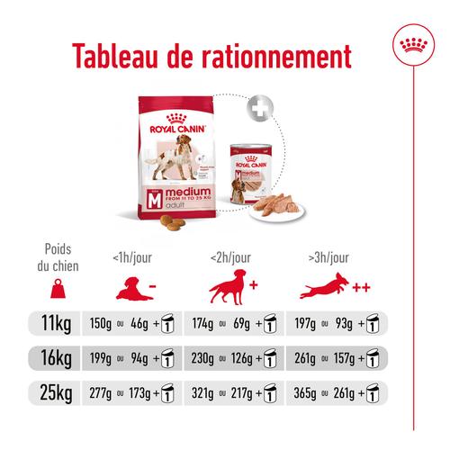 Visuel 7 du produit Croquettes pour chien adulte de taille moyenne Royal Canin Medium Adult - 3 kg
