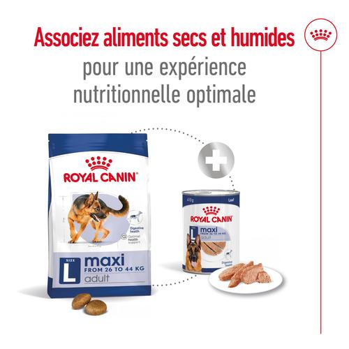 Visuel 6 du produit Croquettes pour chien adulte de grande race Royal Canin Maxi Adult - 12 kg