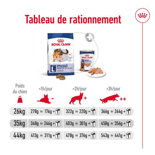 Visuel 7 du produit Croquettes pour chien adulte de grande race Royal Canin Maxi Adult - 12 kg