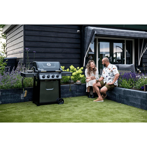 Visuel 5 du produit Barbecue gaz 4 brûleurs coloris gris Freestyle Napoléon - 132 x 64 x 116 cm