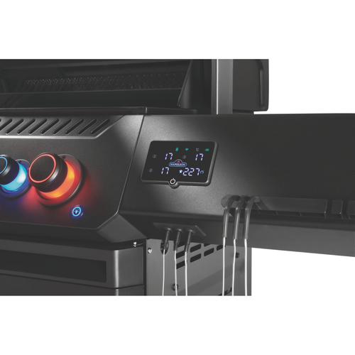 Visuel 6 du produit Barbecue gaz noir connecté Napoléon Prestige 500 Phantom  4 brûleurs - 168 x 67 x 127 cm