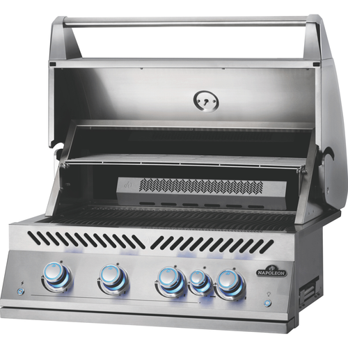 Visuel 3 du produit Barbecue gaz encastrable inox Napoléon Big 44 6 brûleurs - 116 x 70 x 61 cm